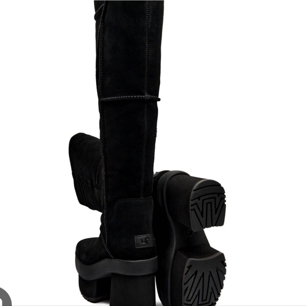 Ugg New Heights Platform XTra Boots- Black - Picture 4 of 16